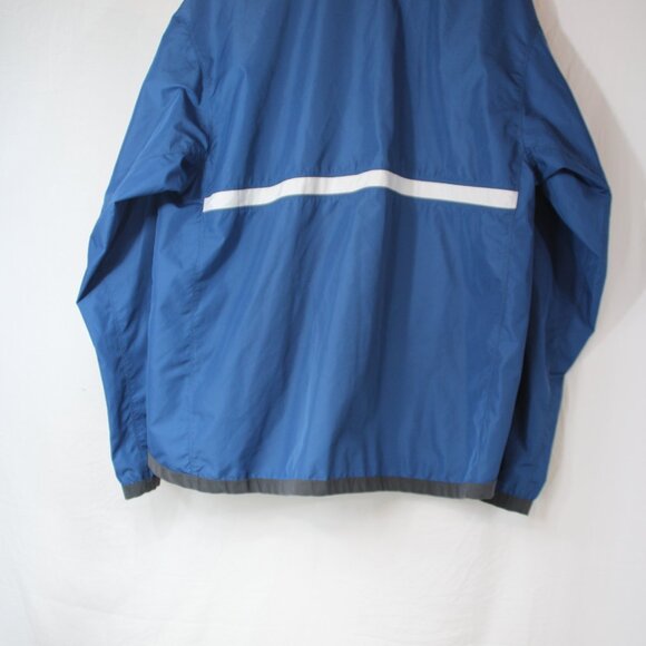 Nike Men's Windbreaker Jacket Clima-Fit Full Zip Size L Blue Reflector - Picture 6 of 8